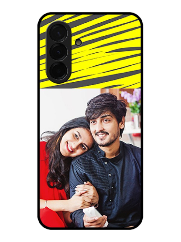 Custom Galaxy A36 5G Custom Metal Phone CaseLove Floral Design