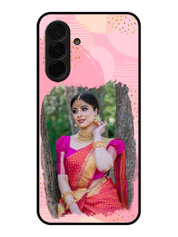 Custom Galaxy A36 5G Custom Metal Phone CaseNeon Abstract Design