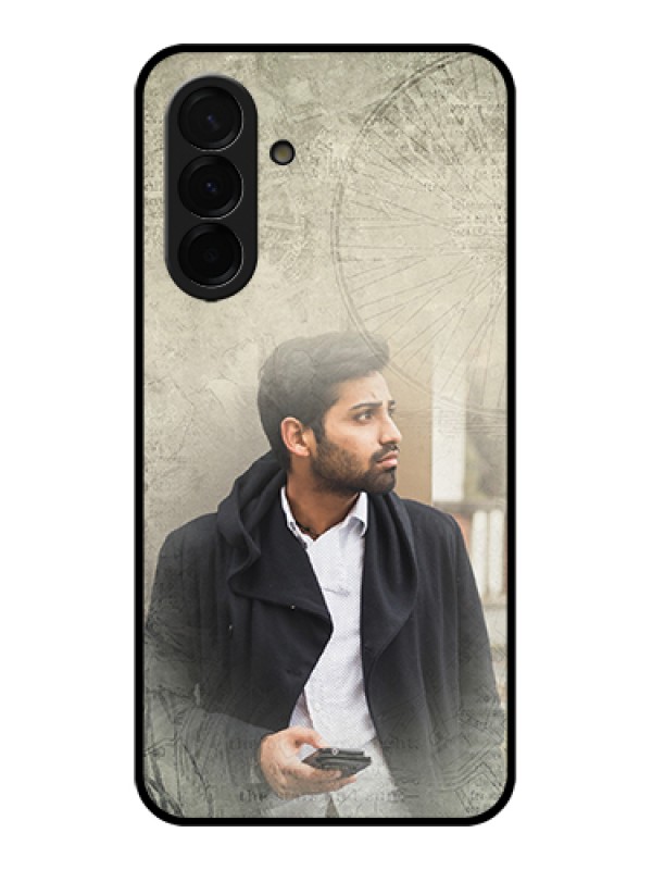 Custom Galaxy A36 5G Custom Metal Phone CaseHalloween Frame Design