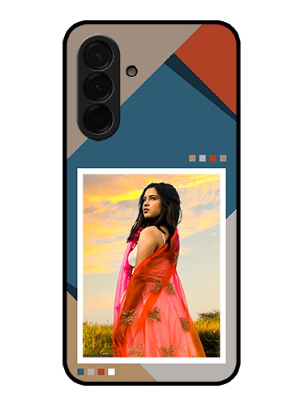 Custom Galaxy A36 5G Custom Metal Phone CaseTriangle Pattern Dotted Design