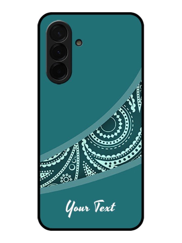 Custom Galaxy A36 5G Custom Metal Phone CaseStylish Hexagon Pattern Design