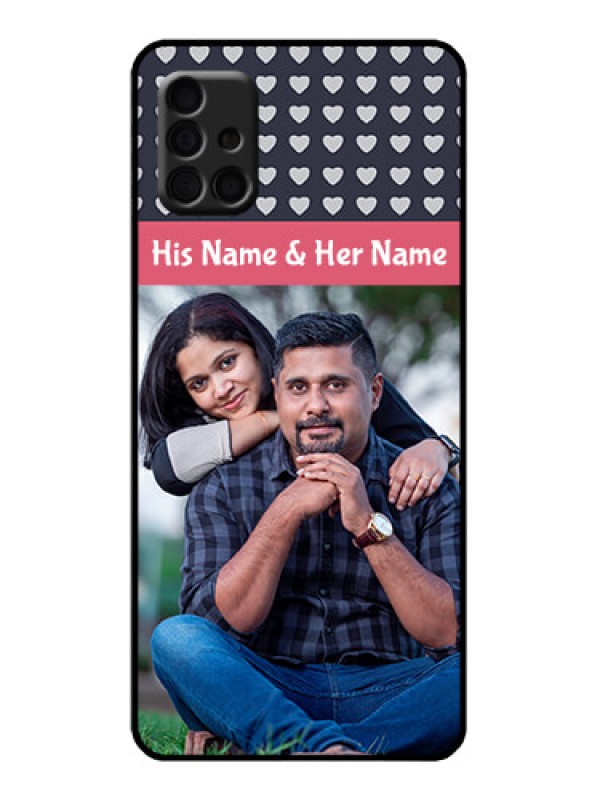 Custom Galaxy A51 Custom Metal Phone Case - Love Symbols Design