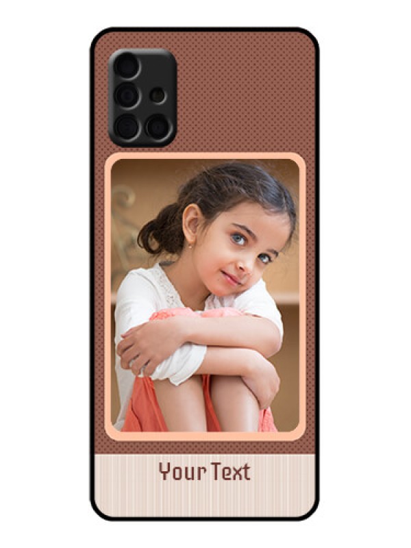 Custom Galaxy A51 Custom Metal Phone Case - Simple Pic Upload Design