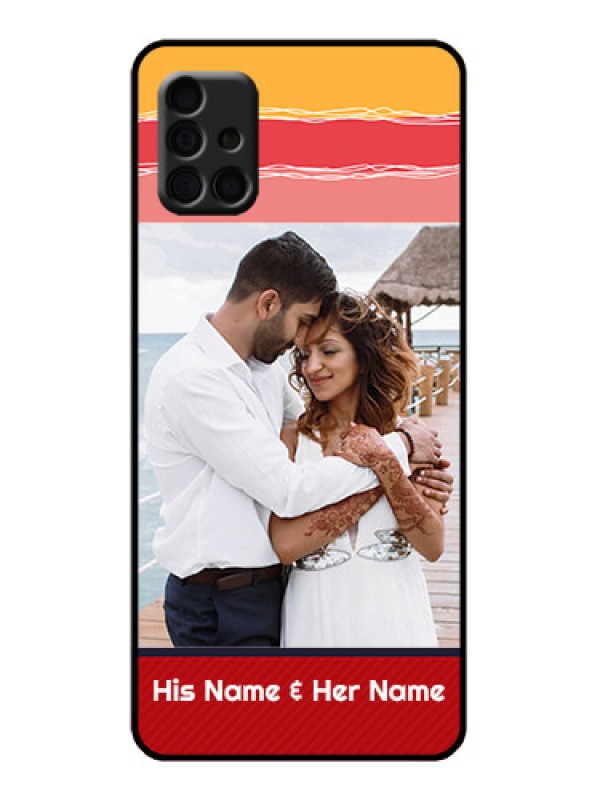 Custom Galaxy A51 Custom Metal Phone Case - Colorful Case Design