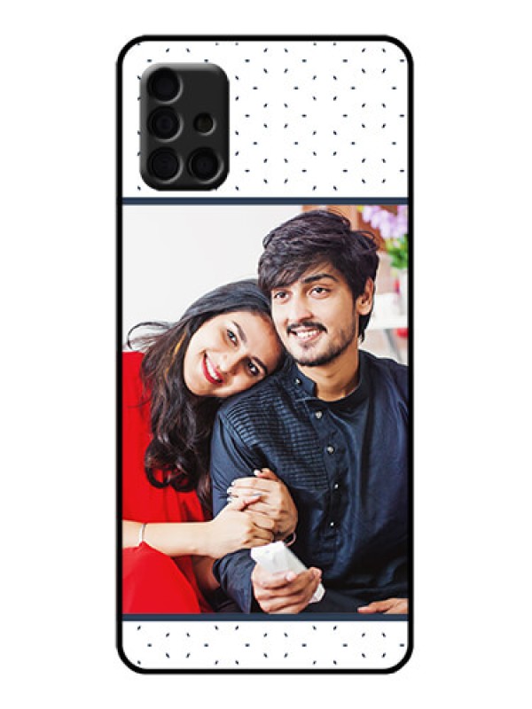 Custom Galaxy A51 Custom Metal Phone Case - Premium Dot Design
