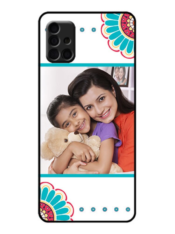 Custom Galaxy A51 Custom Metal Phone Case - Flower Design