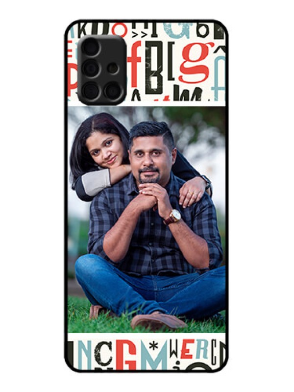 Custom Galaxy A51 Custom Metal Phone Case - Alphabet Design