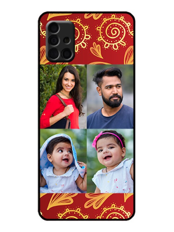 Custom Galaxy A51 Custom Metal Phone Case - 4 Image Traditional Design