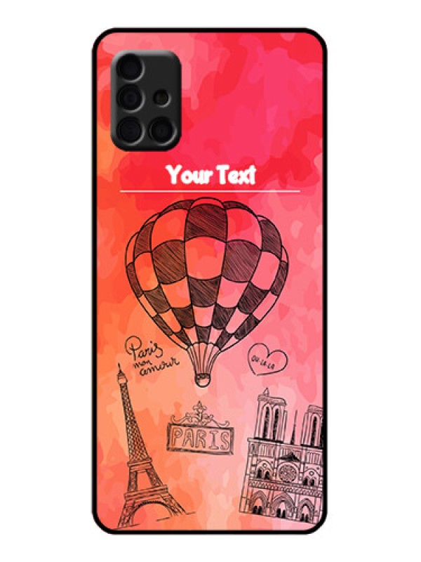 Custom Galaxy A51 Custom Metal Phone Case - Paris Theme Design
