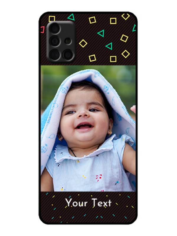 Custom Galaxy A51 Custom Metal Phone Case - With Confetti Birthday Design