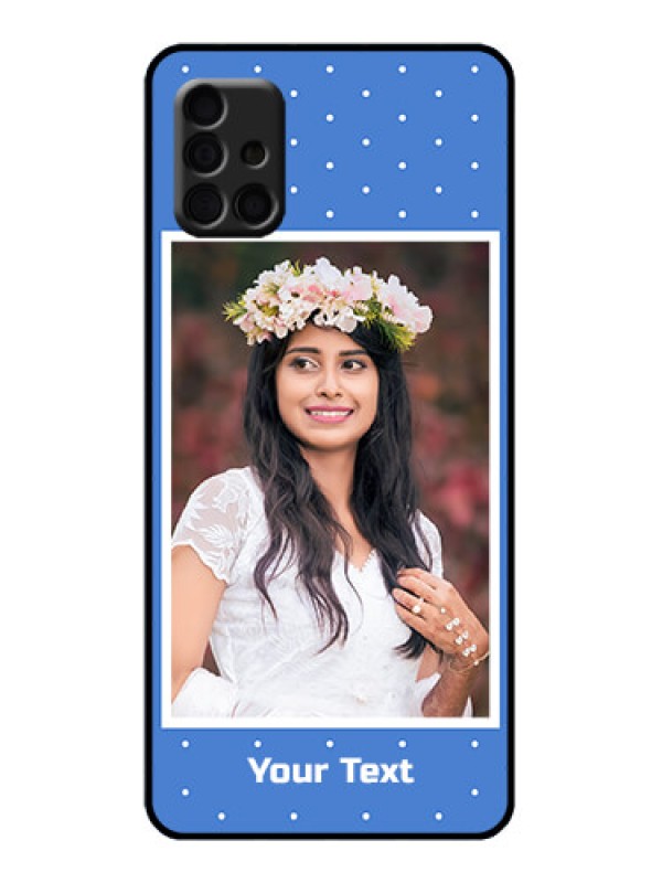 Custom Galaxy A51 Custom Metal Phone Case - Polka Dots Design