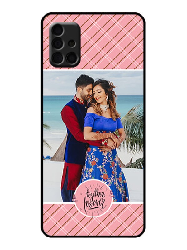 Custom Galaxy A51 Custom Metal Phone Case - Together Forever Design
