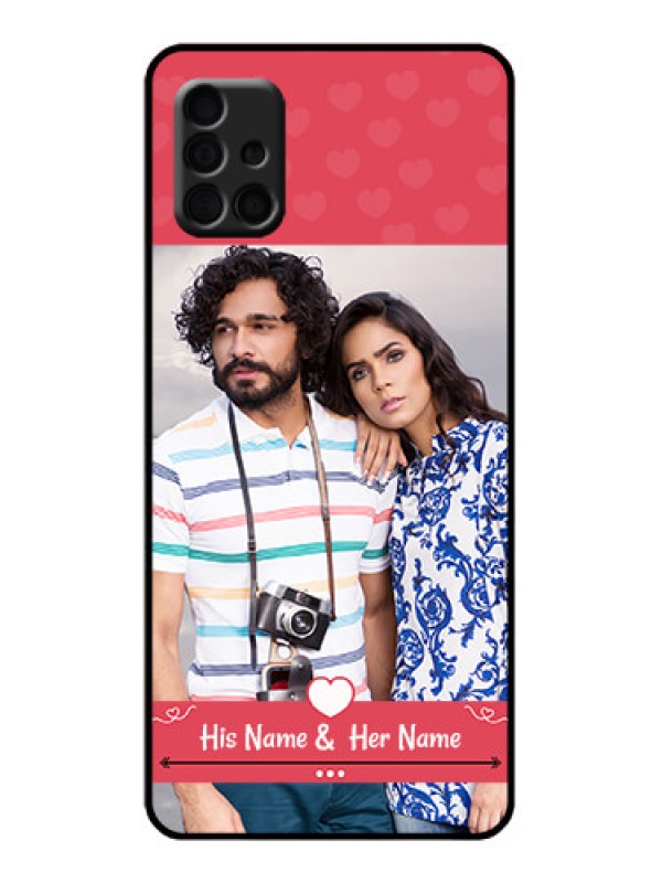 Custom Galaxy A51 Custom Metal Phone Case - Simple Love Design