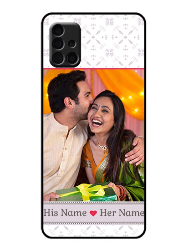 Custom Galaxy A51 Custom Metal Phone Case - With Photo And Ethnic Design