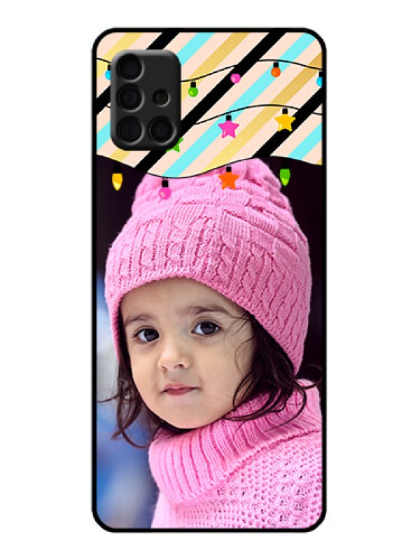 Custom Galaxy A51 Custom Metal Phone Case - Lights Hanging Design