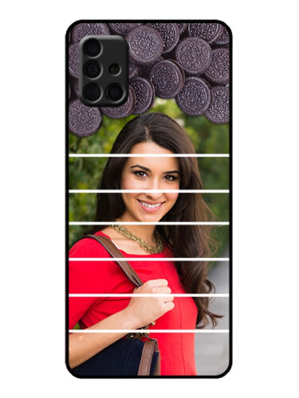 Custom Galaxy A51 Custom Metal Phone Case - With Oreo Biscuit Design