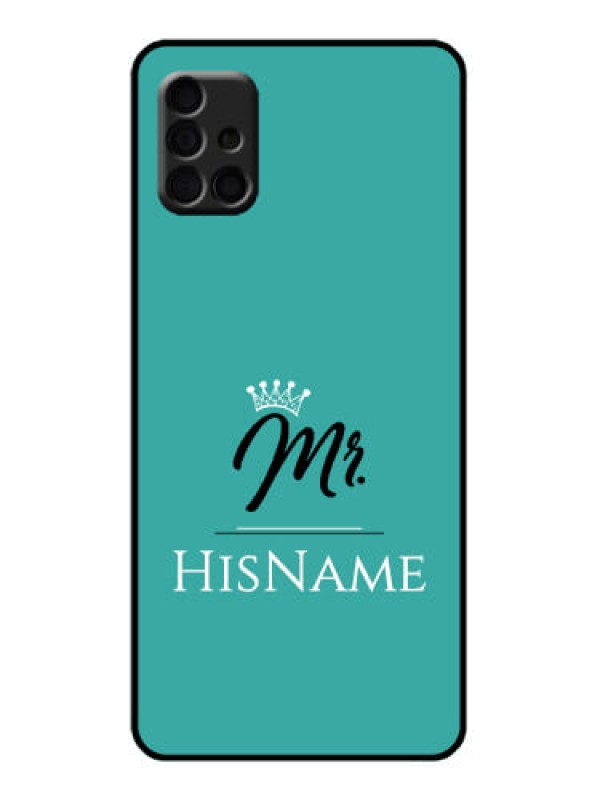 Custom Galaxy A51 Custom Metal Phone Case - Mr With Name Design