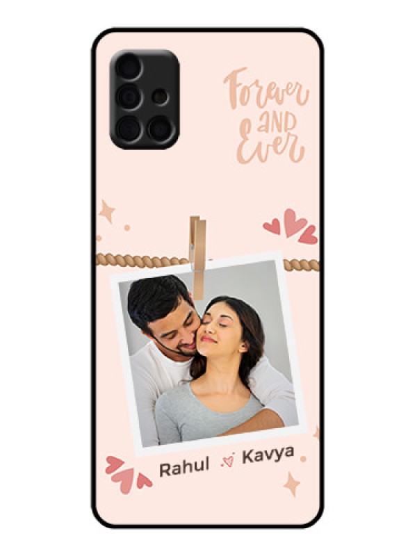 Custom Galaxy A51 Custom Metal Phone Case - Forever And Ever Love Design