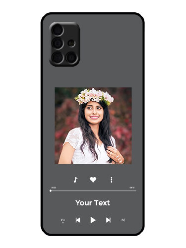 Custom Galaxy A51 Custom Metal Phone Case - Play The Music Design