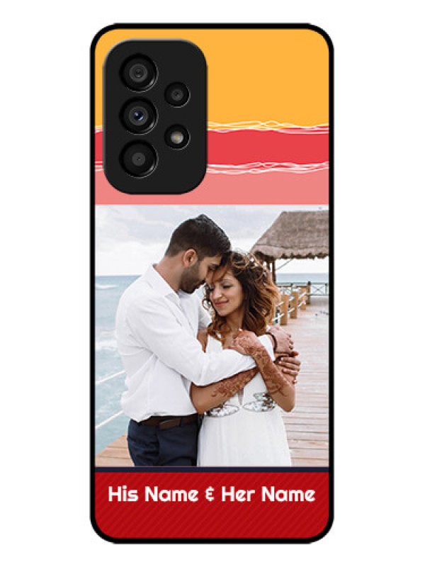 Custom Galaxy A53 5G Custom Metal Phone CaseColorful Case Design