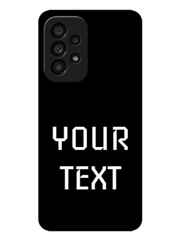 Custom Galaxy A53 5G Custom Metal Phone CaseYour Name Design