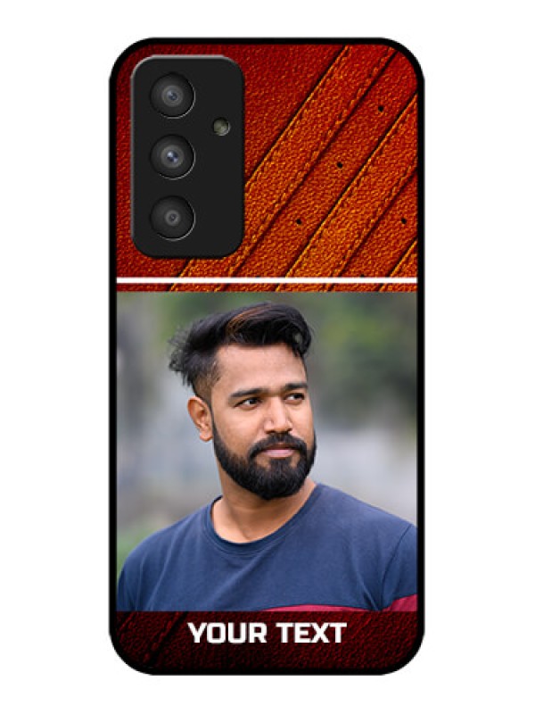 Custom Galaxy A54 5G Custom Metal Phone CaseLeather Phone Case Design