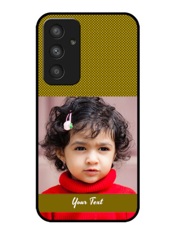 Custom Galaxy A54 5G Custom Metal Phone CaseSimple Green Color Design