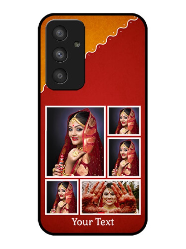 Custom Galaxy A54 5G Custom Metal Phone CaseWedding Pic Upload Design