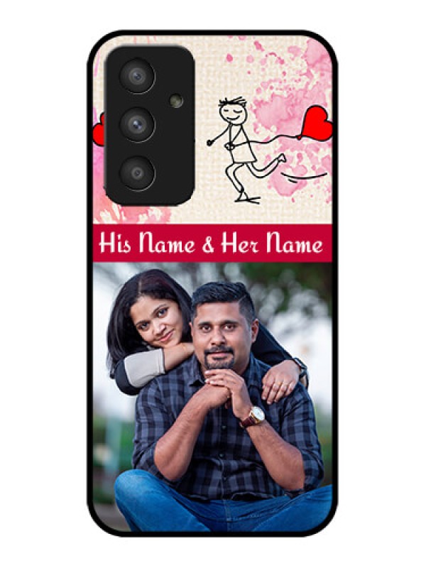 Custom Galaxy A54 5G Custom Metal Phone CaseYou And Me Case Design