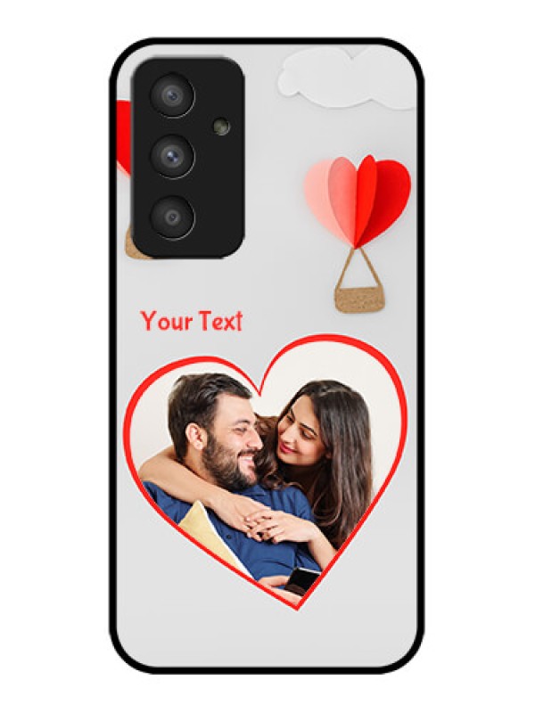 Custom Galaxy A54 5G Custom Metal Phone CaseParachute Love Design