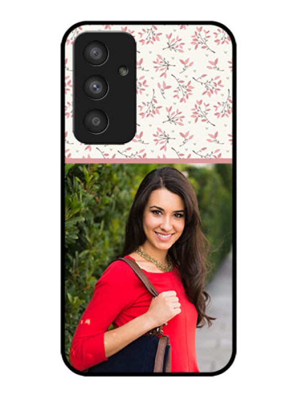 Custom Galaxy A54 5G Custom Metal Phone CaseStunning Floral Design
