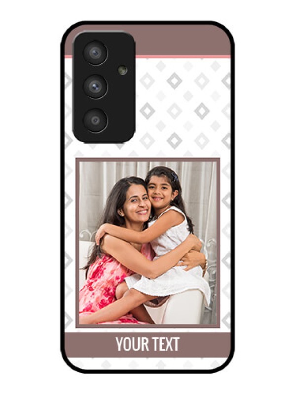 Custom Galaxy A54 5G Custom Metal Phone CaseSimple Diamond Design