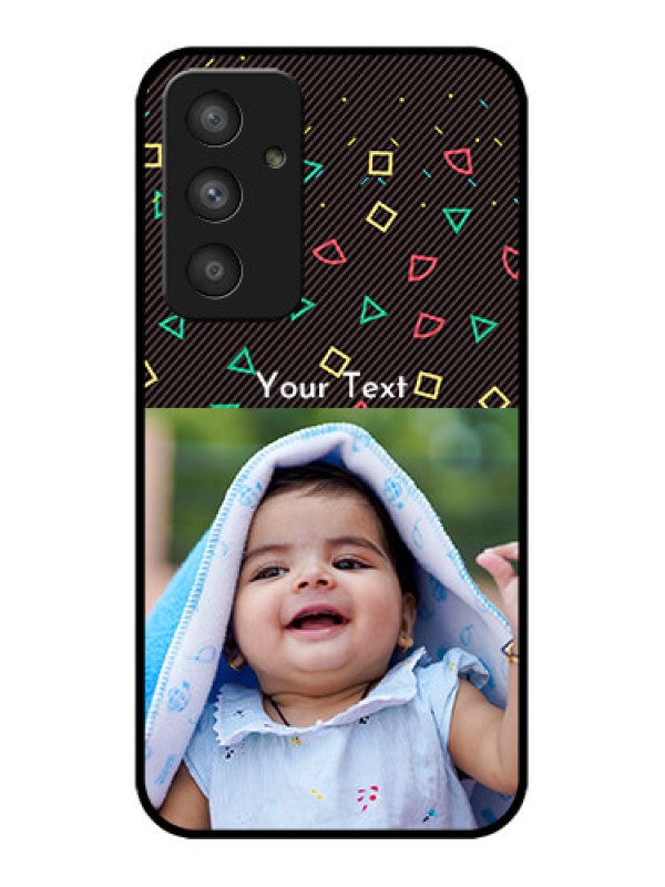 Custom Galaxy A54 5G Custom Metal Phone CaseWith Confetti Birthday Design