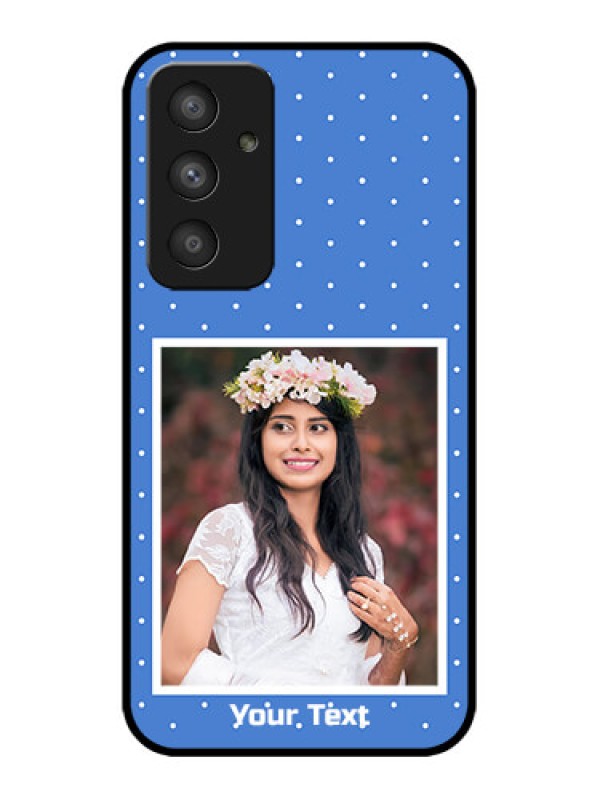 Custom Galaxy A54 5G Custom Metal Phone CasePolka Dots Design