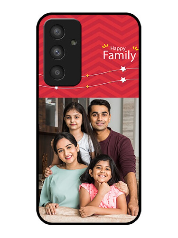 Custom Galaxy A54 5G Custom Metal Phone CaseHappy Family Design