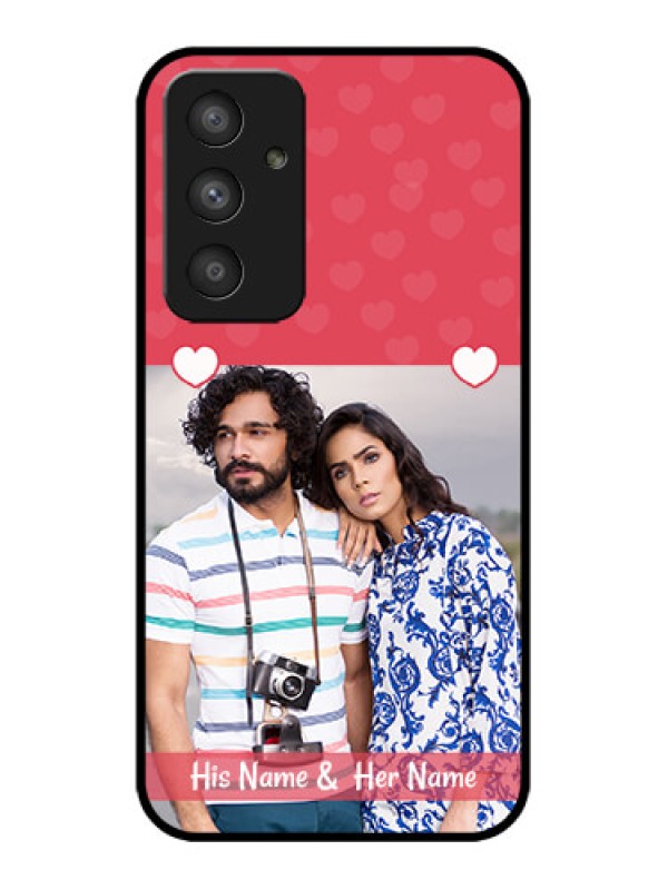 Custom Galaxy A54 5G Custom Metal Phone CaseSimple Love Design