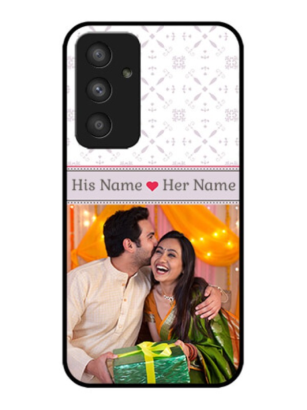 Custom Galaxy A54 5G Custom Metal Phone CaseWith Photo And Ethnic Design