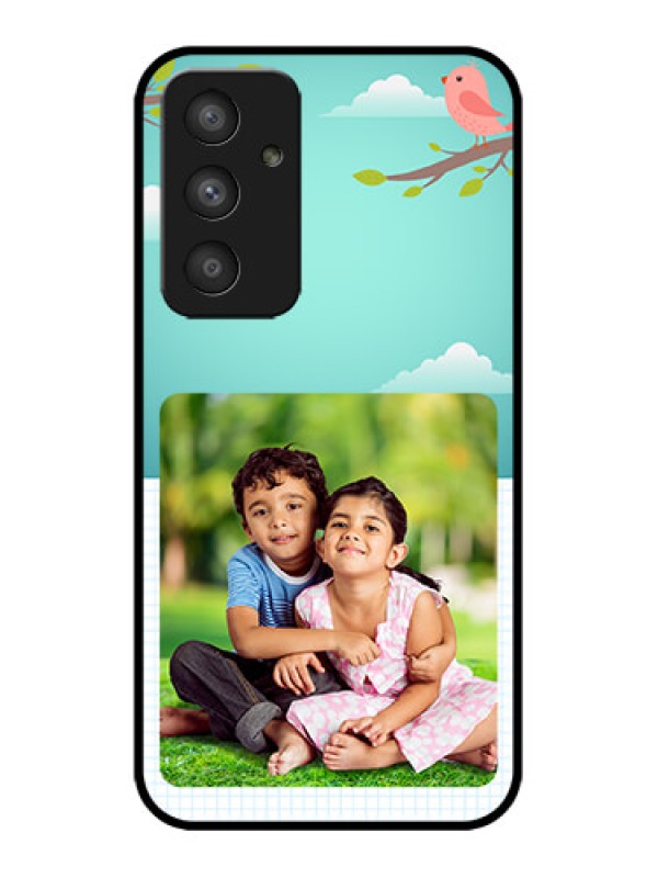 Custom Galaxy A54 5G Custom Metal Phone CaseDoodle Love Design