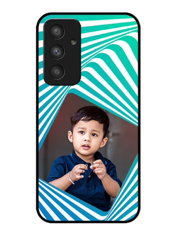 Custom Galaxy A54 5G Custom Metal Phone CaseAbstract Spiral Design