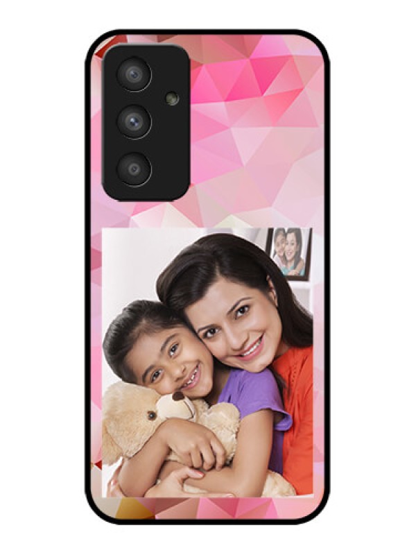 Custom Galaxy A54 5G Custom Metal Phone CaseAbstract Triangle Design