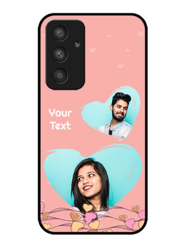 Custom Galaxy A54 5G Custom Metal Phone CaseLove Doodle Design