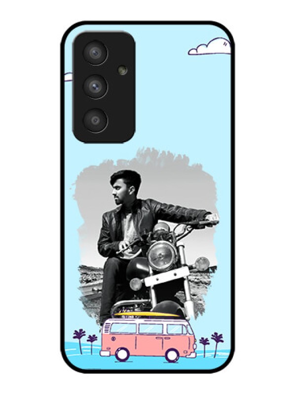 Custom Galaxy A54 5G Custom Metal Phone CaseTravel and Adventure Design