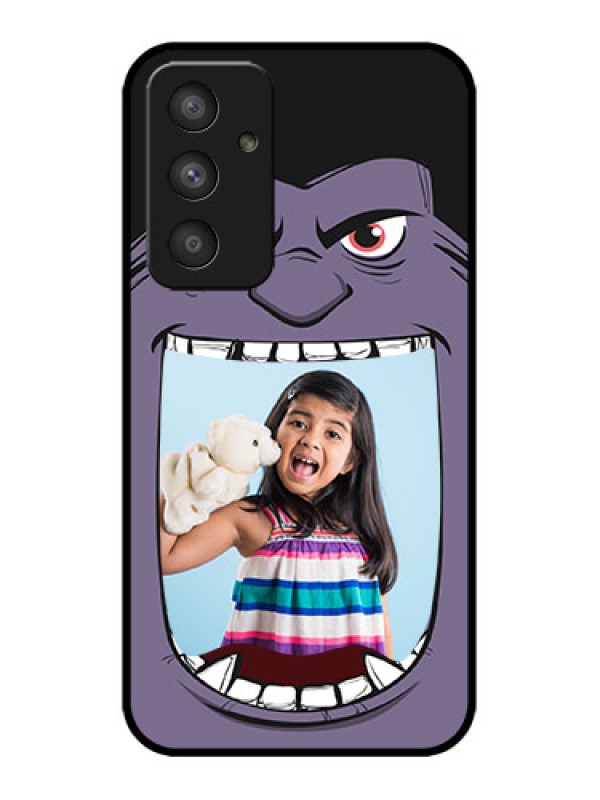 Custom Galaxy A54 5G Custom Metal Phone CaseAngry Monster Design