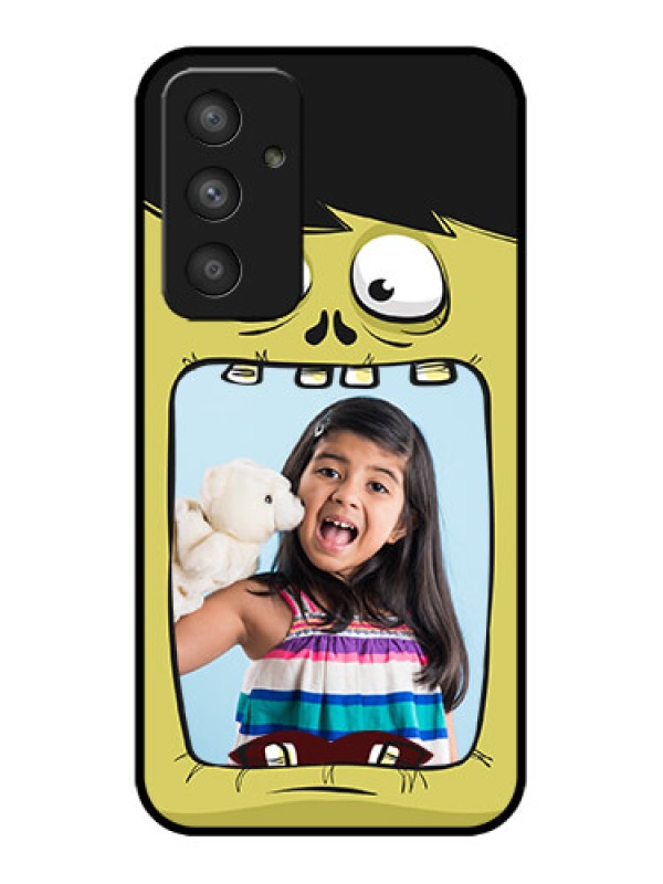 Custom Galaxy A54 5G Custom Metal Phone CaseCartoon Monster Back Case Design