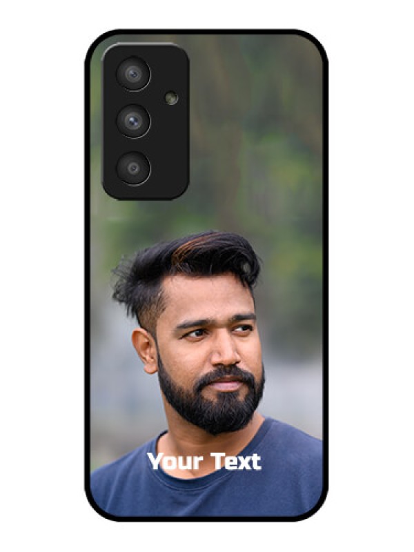 Custom Galaxy A54 5G Custom Metal Phone CasePhoto With Text Design