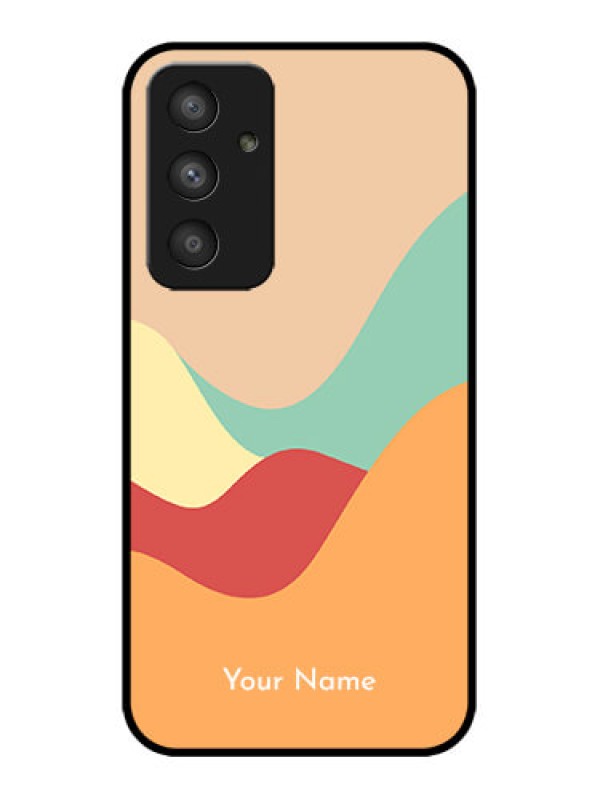 Custom Galaxy A54 5G Custom Metal Phone CaseOcean Waves Multi - Colour Design