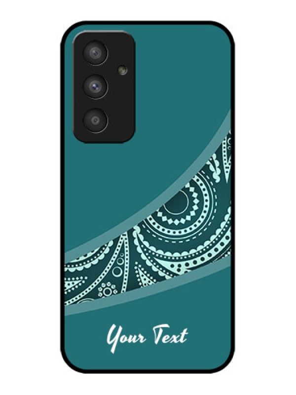 Custom Galaxy A54 5G Custom Metal Phone CaseSemi Visible Floral Design