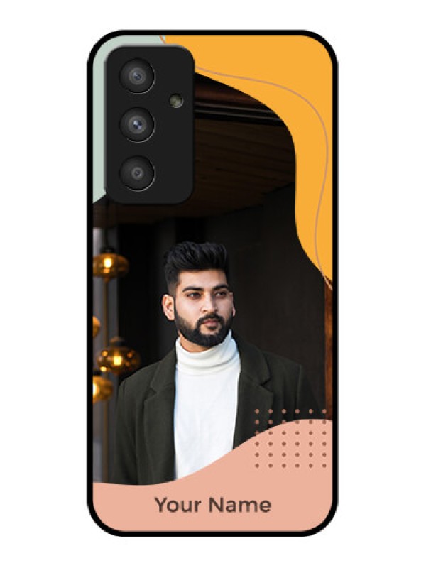 Custom Galaxy A54 5G Custom Metal Phone CaseTri - Coloured Overlay Design