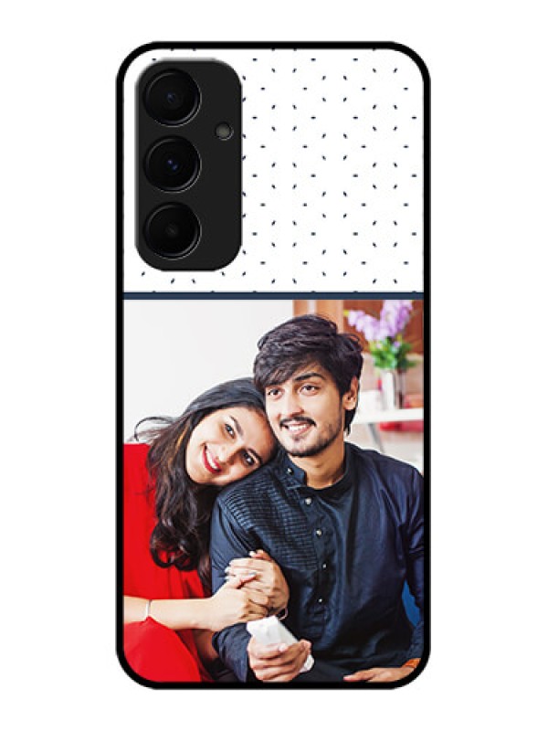 Custom Galaxy A55 5G Custom Metal Phone CasePremium Dot Design