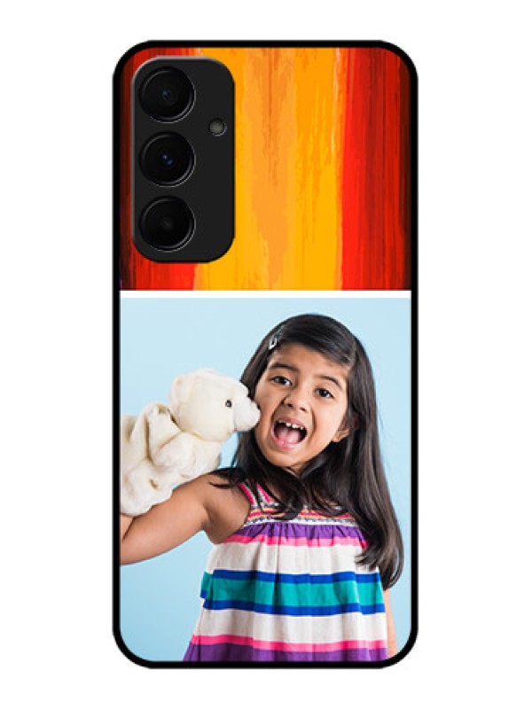 Custom Galaxy A55 5G Custom Metal Phone CaseMulti Color Design